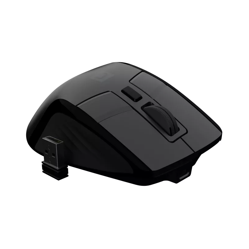 Natec Jaguar Pro langaton pelihiiri, 2,4 GHz + Bluetooth, 4000 DPI, musta