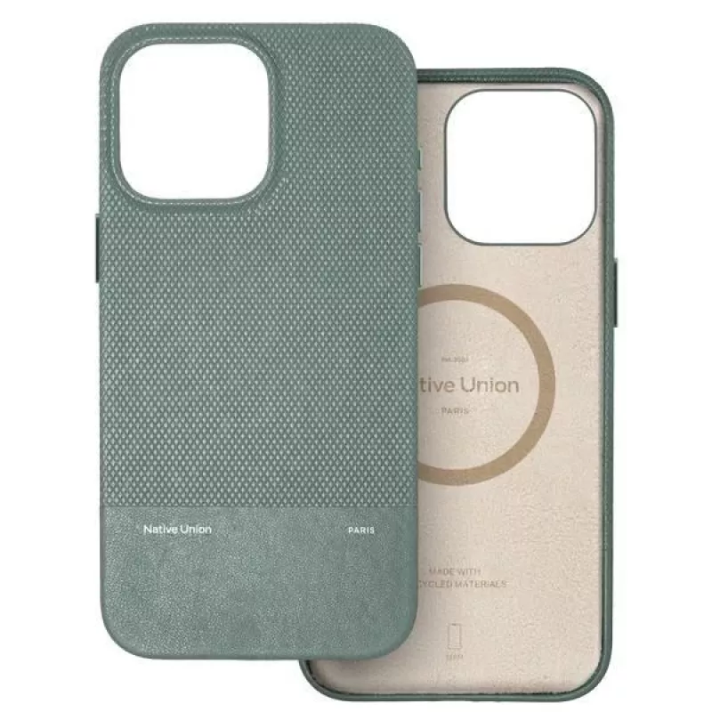 Native Union (RE)Classic kotelo iPhone 16 Pro Max MagSafe-yhteensopiva - Slate Green