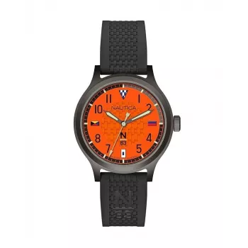 Nautica miesten NAPCFS915 kvartsi-kronografi kello 43mm sininen kellotaulu silikoniranneke