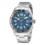 Nautica miesten kvartsi analoginen kello NAPFWS307 44mm sininen kellotaulu sininen silikoniranneke