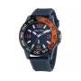 Nautica miesten kvartsi-kronografikello NAPFWS302 45 mm sininen kellotaulu silikoniranneke