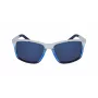 NAUTICA N3644SP-471 miesten polarisoidut suorakaiteen muotoiset aurinkolasit mattamusta/harmaa 62 mm