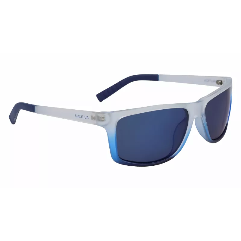 Nautica N3651SP-471 miesten polarisoidut suorakaiteen muotoiset aurinkolasit - musta