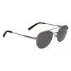 Nautica N4641SP-030 miesten kulmikkaat aurinkolasit, mattamusta kehys, harmaat linssit, 53 mm