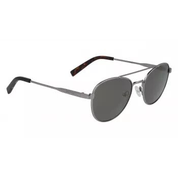 Nautica N4641SP-030 miesten kulmikkaat aurinkolasit, mattamusta kehys, harmaat linssit, 53 mm