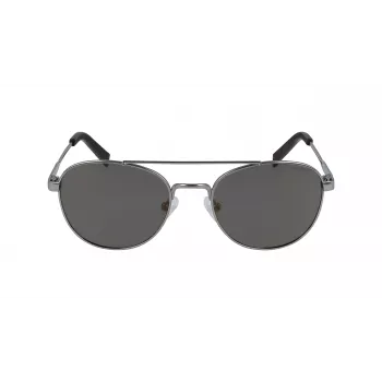 Nautica N4641SP-030 miesten kulmikkaat aurinkolasit, mattamusta kehys, harmaat linssit, 53 mm