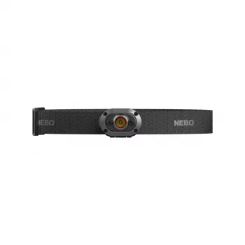 NEBO Mycro 400 lumen ladattava LED-otsalamppu klipsillä ja magneettijalalla, musta