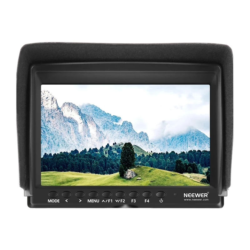 NEEWER F100 kenttänäyttö + USB-laturi + akkusarja