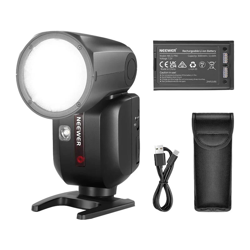 Neewer Z2PRO-N TTL pyöreäpäinen salama Speedlite Nikonille