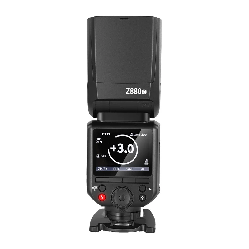 Neewer Z880-C kamerasalama litiumakulla