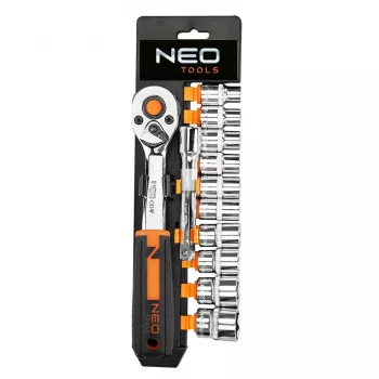NEO Tools 10-020 219-osainen kromi-vanadiini hylsyavainsarja 1/4
