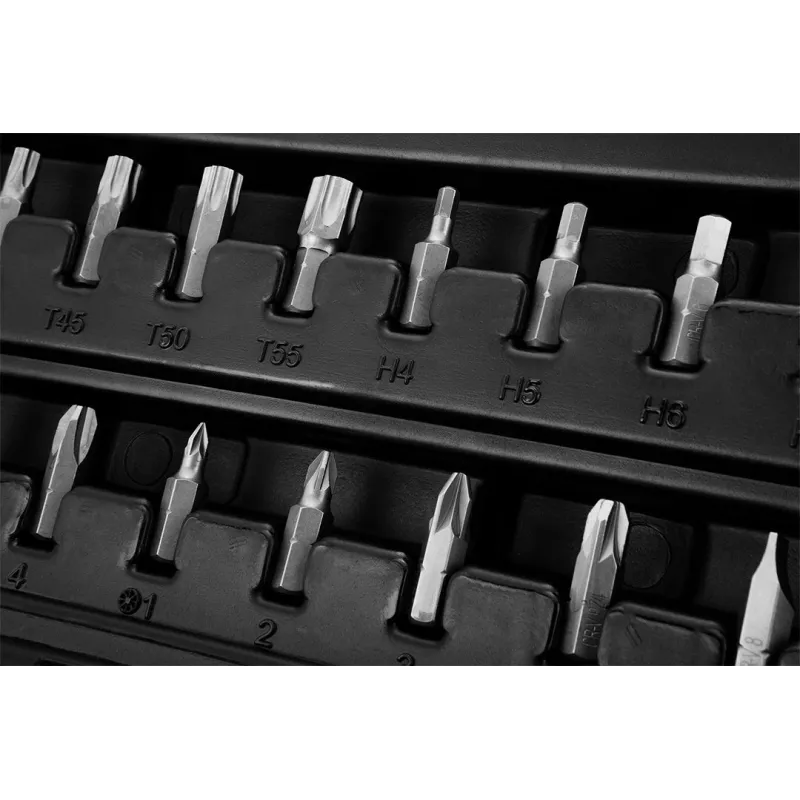 NEO Tools 10-042 1/4 tuuman vääntö 46-osainen hylsyavainsarja bitsillä ja tarvikkeilla