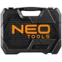 NEO Tools 10-042 1/4 tuuman vääntö 46-osainen hylsyavainsarja bitsillä ja tarvikkeilla