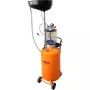 NEO TOOLS 10-811 siirrettävä pneumaattinen öljynimukone tarkistussäiliöllä, 80L päätankki, 10L tarkistussäiliö, 6-8 bar ilmanpaine, 4 ohjauspyörää