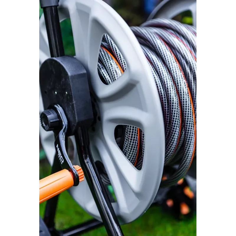 NEO Tools 15-842 puutarhaletku 1/2 tuuma 50 m 3-kerroksinen PVC vahvistettu vihreä