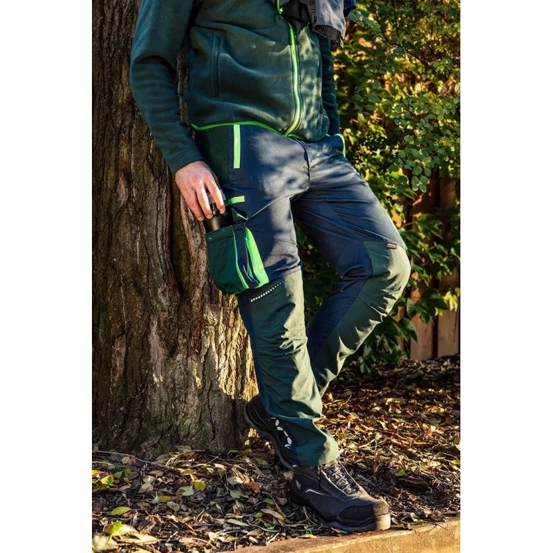 NEO TOOLS 81-216-S työtakki - harmaa/vihreä, koko S, 7 taskua, EN ISO 13688
