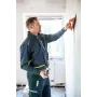 NEO Tools 81-216-XXXL miesten työtakki, harmaa/vihreä, 65 % polyesteriä 35 % puuvillaa, 245 g/m², 7 taskua, vahvistetut kyynärpäät ja hartiat, heijastavat elementit, EN ISO 13688:2013
