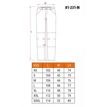 NEO Tools 81-231-M suojahousut harmaa/musta koko M