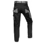 NEO TOOLS 81-238-XS unisex suojatyöhousut vahvistetuilla polvilla, harmaa/musta, koko XS