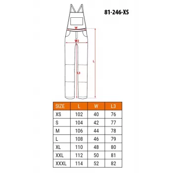 NEO Tools 81-246-XS työ-T-paita grafiitti XS – 100 % puuvilla, EN ISO 13688