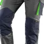 NEO Tools 81-247-XL ammattityöhousut polvisuojataskuilla, harmaa/musta, koko XL