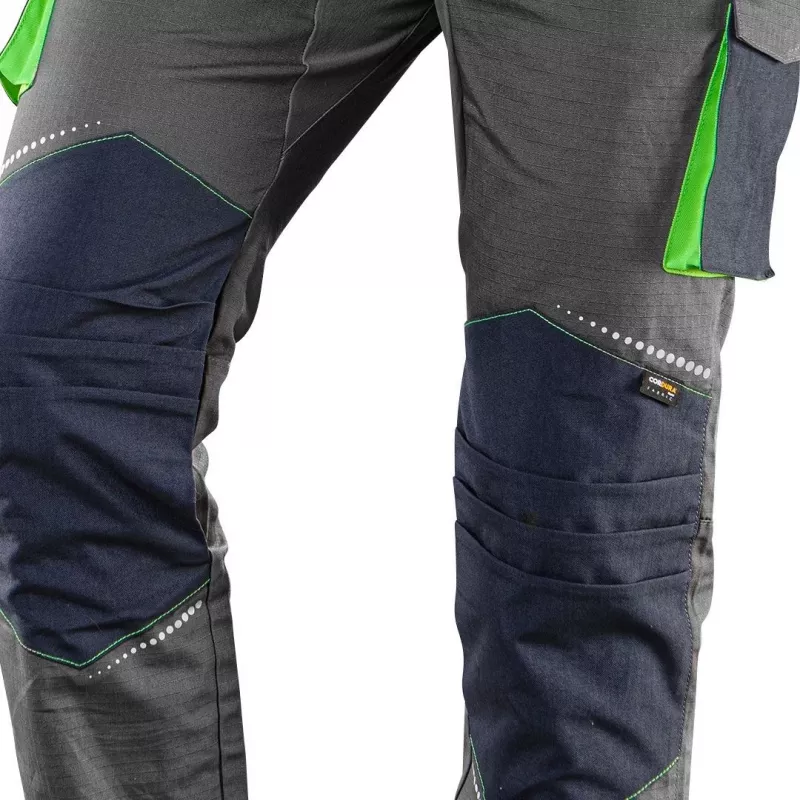 NEO TOOLS 81-247-XS unisex-työpaita, 100 % puuvilla, harmaa, XS