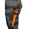 NEO Tools 81-325-L suojahousut koko L harmaa/musta oranssein yksityiskohdin