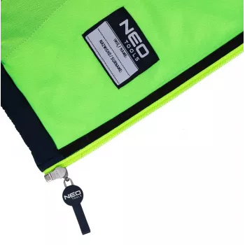NEO TOOLS 81-559-M työtakki, koko M, harmaa/musta oransseilla yksityiskohdilla, 65% polyesteri 35% puuvilla, 267 g/m², EN ISO 13688:2013