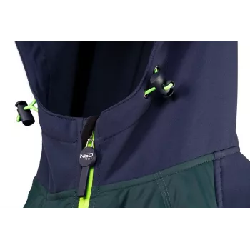 NEO TOOLS 81-559-XL unisex-työtakki, 100% puuvilla, harmaa, 7 taskua, CE-hyväksytty