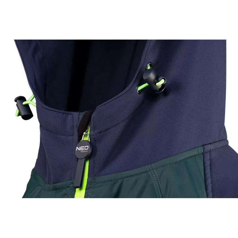 NEO TOOLS 81-559-XL unisex-työtakki, 100% puuvilla, harmaa, 7 taskua, CE-hyväksytty