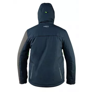 NEO Tools 81-571-S työtakki, koko S, harmaa/musta, 267 g/m², 7 taskua, EN ISO 13688