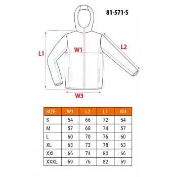 NEO Tools 81-571-S työtakki, koko S, harmaa/musta, 267 g/m², 7 taskua, EN ISO 13688