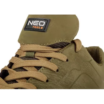 NEO TOOLS 82-741-40 turvakengät S1P SRC teräskärki ja läpäisysuoja, koko 40, musta/harmaa
