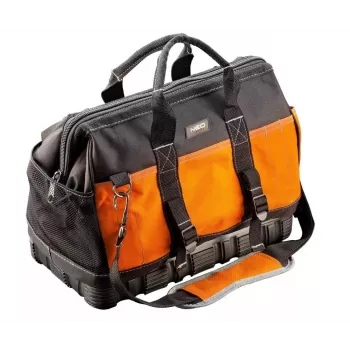 NEO TOOLS 84-305 ammattimainen työkalulaukku 40 x 22 x 33 cm, nylon 600D, 18 taskua, 15 kg kantavuus