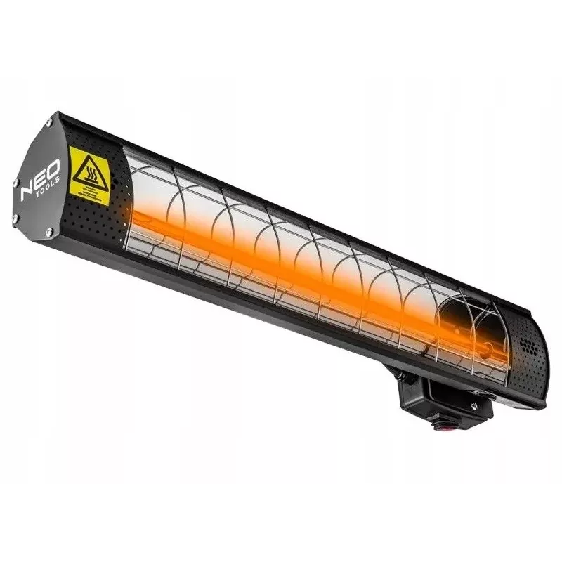 NEO TOOLS 90-031 infrapunalämmitin 2000 W musta IP44 seinä-/kattokiinnitys