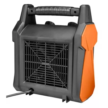 NEO Tools 90-061 sähkölämmitin 3000W, 2 lämpötehoa, puhallintila, säädettävä termostaatti, ylikuumenemissuoja, musta/oranssi
