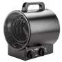 NEO Tools 90-066 2000W PTC-keraaminen lämmitin säädettävällä termostaatilla, ylikuumenemissuojalla, kaatumiskytkimellä, 2 lämpöteholla, pelkkä puhallintila, vapaasti seisova, musta/harmaa