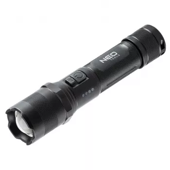 NEO TOOLS 99-035 COB LED otsalamppu liiketunnistimella, 300 lm, IPX4, USB-C, säädettävä kulma, magneettijalka