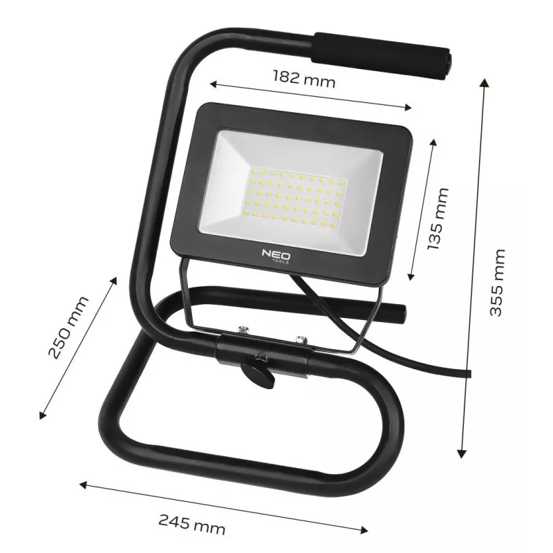 NEO TOOLS 99-063 20W COB LED akkutyövalaisin 1800lm IP65 varavirtalähteellä