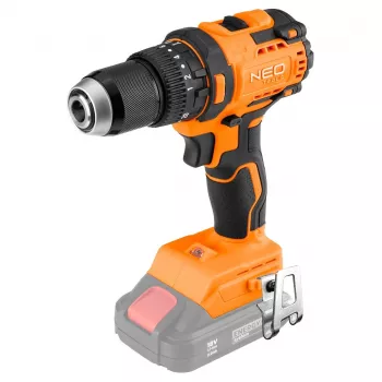NEO TOOLS harjaton iskuporakone 18V, 13mm pikakiinnitysistukka, kompakti, Energy+, ilman akkua