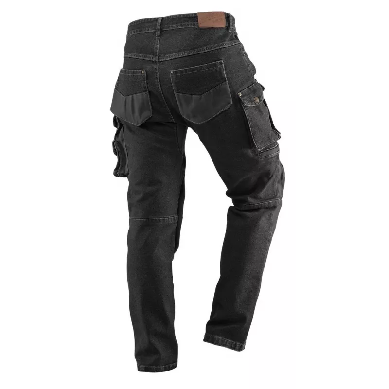 NEO TOOLS DENIM työhousut, musta, koko L