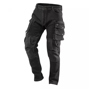 NEO TOOLS DENIM työhousut, musta, koko L
