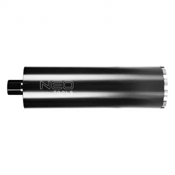 NEO TOOLS timanttiporanterä 132 mm x 470 mm, 1 1/4 tuuman UNC-kierre, märkäporaus teräsbetonille ja muuraukselle