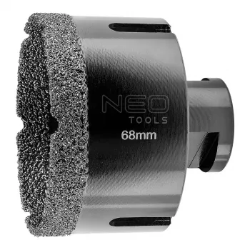 NEO TOOLS timanttiporanterä 68 mm x M14 posliinille, graniitille ja luonnonkivelle