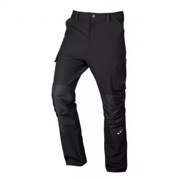 NEO TOOLS Mix&Match 4-suuntainen stretch -työhousut, musta-oranssi, XS