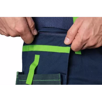NEO TOOLS PREMIUM miesten shortsit puuvillasekoitetta joustolla, XXXL, musta