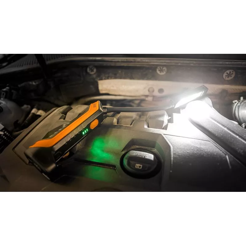 NEO TOOLS akku-tarkastusvalo 400 lm COB + taskulamppu 99-102