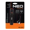 NEO TOOLS USB C 2000 lm CHN LED akkukäyttöinen taskulamppu