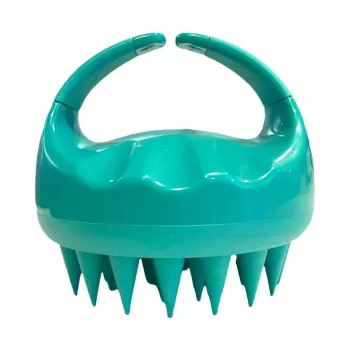 Neofolics päänahkaa hierova shampooharja - pehmeät silikoniharjakset, ergonominen käsidesign, musta