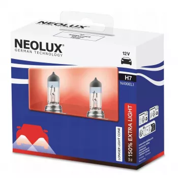 Neolux H7 Extra Light 2 kpl:n pakkaus halogeenilamppu 12V 55W